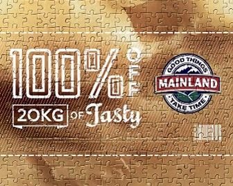 Сырный пазл на 2000 деталей