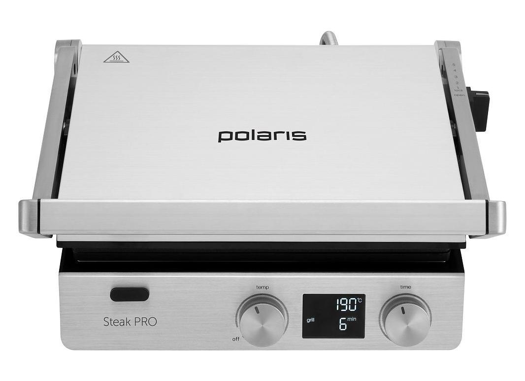 Новый гриль-пресс от Polaris поможет быстро и вкусно приготовить сочное мясо, рыбу и овощи