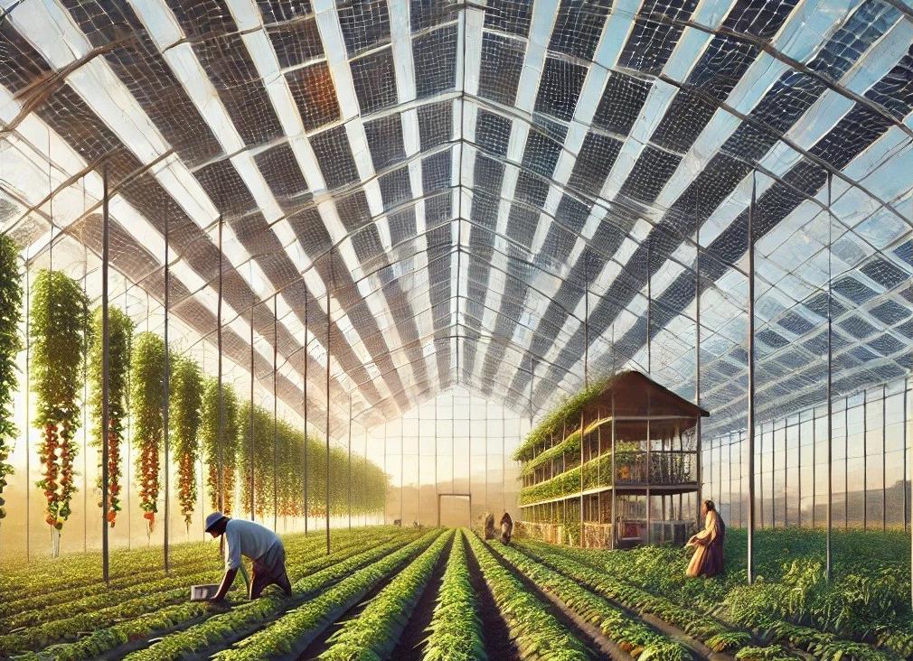 Индийский фермер защищает урожай с помощью плаката актрисы